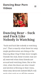 Mobile Screenshot of dancingbearhardcore.com